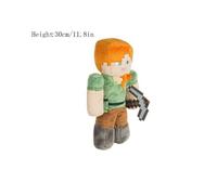 (YacrisDoll, 30cm/11.8in) Minecraft Plush Toy Creeper Enderman Pixel Doll