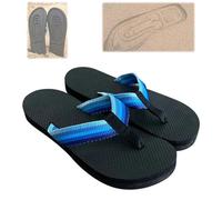 Yacriso Hidden Penis Flops, Dick Flops-Spread Hap Penis, Spoof Beach Flip Flops, Parody Creative Penis Slippers,Quick-Dry Flip-Flop Slides, Soft EVA Footbed Flip Flops (BLACK,40)