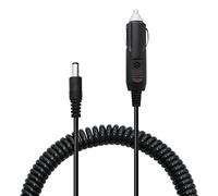 YACSEJAO 12V-24V DC Car Charger Adapter Car Power Supply Cable, Cigarette Lighter Charger Plug Car Cable to DC 5.5mm x 2.1mm for Cars, Trucks, Buses and more Device（1.5M）