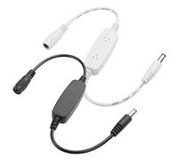 YACSEJAO 2Pcs 24H Router Rebooter DC Cable 24-Hour DC 5.5mm x 2.1mm Wi-Fi Reset Cord for WiFi Extender Gigabit Ethernet Switch Network Webcam