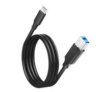 YACSEJAO 3FT USB C to USB B 3.0 Cable USB 3.0 Type C to Type B Printer Cable Compatible with Docking Station, External Hard Drivers, Scanner and More