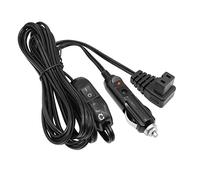 YACSEJAO Auto Fridge Cable with Switch 4M 12/24V DC Replacement Car Cooler Cigarette Lighter Lead Plug for Car Cooler Box Mini Fridge