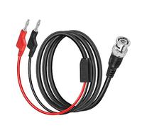 YACSEJAO BNC Test Cable 4.2 Feet/1.3 Metres BNC Male to 4mm Stackable Double Banana Plug Test Cable for oscilloscopes, signal generators