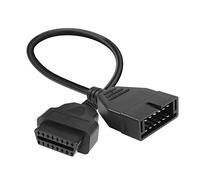 YACSEJAO OBD1 12 Pins to OBD2 16 Pins Connector OBD1 OBDII Car Diagnostic Cable Adapter for GM Vehicles, 40cm((Not Support ELM327)