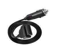 YACSEJAO OBD2 Female to Cigarette Lighter Cable OBDII Vehicle ECU Emergency Memory Saver Power Supply Cable for 12V DC Power Source,1M/3.3Ft