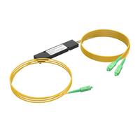 YACSEJAO SC/APC Optical Splitter,SC APC 1X2 FBT Singlemode Fiber Optical Splitter Cable Patch SC/UPC PCL Splitter Connector