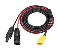 YACSEJAO Solar Connector to XT90 Cable Solar Panel Adapter to XT90 Male Extension Cable Solar Chharge Cable for XT90 Input Port Portable Power Station & Solar Generator, 1.85M