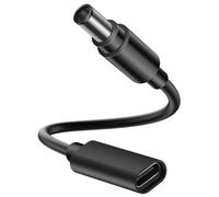 YACSEJAO USB C to DC 7.4 x 5.0 mm Adapter, 20V DC Power Cable to Type C Female Input Cable for Laptop Notebook (20cm)