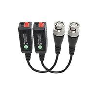 YACSEJAO Video Balun HD-CVI TVI AHD Passive Connector BNC Video Balun Transceiver Cable for 1080P 720P CCTV Security DVR Surveillance Camera System-1 Pair