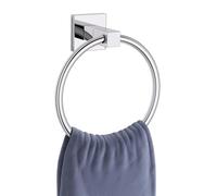 YACVCL Towel Ring Bathroom Towel Holder, Chrome Hand Towel Bar, Stainless Steel Towel Rack Wall Mounted, Round Towel Hanger Accessories for Kitchen Lavatory