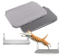 YACVRLT 2PCS Replacement Cover for Cat Window Perch, M Size Cordless Cat Window Hammock Bed Accessories, Reversible Breathable/Warm Seat Cover for Inside (Grey)