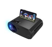 YADECL V50 Portable 5g Projector Mini Smart Real 1080p Full Movie Proyector 200'' Large Screen Led Projectors (Color : Argento)