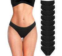 YADIFEN Panties for Womens, Cotton Underwear Sets Breathable Knickers Packs, Stretchy Low Rise Hipster Panties Comfortable Ladies Briefs for Daily Wear