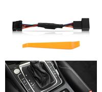 YADINATAY Car Start Stop Eliminator Wiring Harness for VW Golf 7 7.5 Passat B8 B8.5 Touran T-ROC Arteon Seat Ateca Auto Off/Memory/Original Factory 3 Models Plug and Play with Tools Heavy Duty