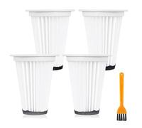 Yadiraom 4 Pieces Filter for Einhell TE-SV 18 Li, Reusable Pleated Filter, Washable Filter Vacuum Cleaner Accessories, Cleaning Brush, Suitable for Einhell Cordless Handle Vacuum Cleaner TE-SV 18 Li