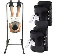 YADLCR Inversion Gravity Boots, Solid Steel Frame Handstand Boots Abdominal Crunch Sit Up Bar Hooks Fitness Exerciser for Relieving Back Pain