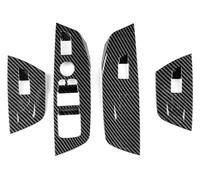YADLIUASA Auto Panel Interior for BMW X3 X4 G01 G02 2018-2023 Car Door Handle Pull Trim Cover ABS Carbon Fiber Inner Window Lifting Switch Panel Decoration(Window Lifer)