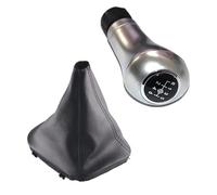 YADLIUASA Car Gear Knob for Benz C Class W203 S203 CL203 2000-2004 W209 CLK Car 6 Speed Manual Gear Shift Knob Lever Stick Gaiter Boot Cover(14.5mm Hole Set)