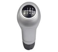 YADLIUASA Car Gear Knob for Benz W203 S203 CL203 W209 W204 C204 C63 C300 C250 6 Speed Manual Car Shift Gear Stick Knob(Silver-6-UPON-14.5)