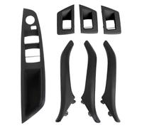 YADLIUASA Right Door Handle for BM&W for 5 Series for F10 for F11 2010-2017 Left Right Si Driver Cars Interior Leather Door Handles 7PCS Full Set Pull Handle Front(Lhd Black)