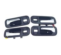 YADLIUASA Sliding Exterior Handle for CR-V 1997-2001 for Odyssey 1995-1998 Car Exterior Door Handle Outer Repair Interior Inside Chrome(Set of 4 Sides)