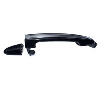 YADLIUASA Sliding Exterior Handle for Hyundai Santa Fe 2007-2012Car Door Handle Repair Black Chrome Front Rear Left Right Exterior(Rear Left)