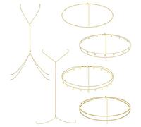 YADOCA 6Pcs Body Chain Belly Chain Jewelry For Women Layered Waist Chain Boho Rhinestone Pearl Beads Body Chain Jewelry for Summer Beach Bikini Rave Adjustable Gold Silver Tone, metal, Cubic Zirconia