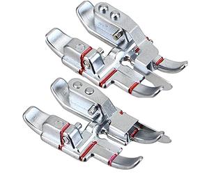 YaDu Pack of Pfaff Stitch-in-The-Ditch Presser Foot and Pfaff Sewing Machine Snap-on 1/4in. Presser Foot w/Edge Guide