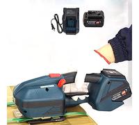 YAEGER Electric Strapping Machine Welding Strapping Tool Battery Powered Charged Banding Machine for PP PET Straps Automatic Pallet Strapping Machine