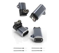 Yaekea 4Pack Charger Adapter for Garmin Watch USB-C Charger Converter Compatible with Garmin Fenix/Vivoactive/Instinct/Forerunner/Approach/Venu/Desent/Vivosmart/Epix Series Smartwatch