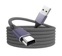 Yaekea 6.6FT Mini USB Cable Compatible with Garmin GPS, Canon/Nikon Camera, PS3 Controller, Blue Yeti Microphone, Texas Instruments Calculator, Gopro Hero, Dash Cam Two-Tone Braided Mini Cable