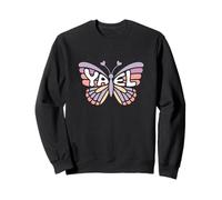 Yael Butterfly - Personalized Cute Name Word Art Sweatshirt