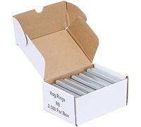 YaeMarine 2500 Pcs C Type Hog Ring Staple Animal Fence Hog Cage Ring (8mm Ring Closure Diameter)