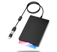 Yaeonku Floppy Disk Reader,External Floppy Drive, 3.5" USB &Type C Floppy Disk Reader Portable 1.44 MB FDD for PC, Laptop and Desktop Compatible with Windows 2000/XP/Vista/7/8/10/11