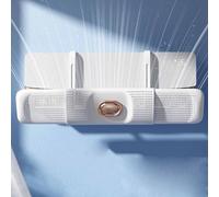 YAERLE Air Conditioner Deflector,Wall-mounted Punch-free Anti-direct Blowing Windshield, Length & Angle Adjustable Cooled Baffle Shield Wind Direction Telescopic F Home