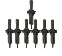 YaeTek 7 PCS 9/16" Plug Wedge Feather Shims Concrete Marble Granite Rock Stone Splitting Hand Tools