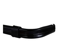 Yafa Home Fashion Heavy Duty Single Standard Adjustable Curtain Rod Hardware Included (Black, 28"-48")