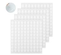 Yafe 400 Pieces Double Sided Transparent Putty, 10 mm Adhesive sticky Pads Heavy Duty