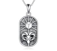 YAFEINI Aries Necklace for Women 925 Sterling Silver Zodiac Sign Constellation Pendant Astrology Horoscope Aries Jewellery Gift