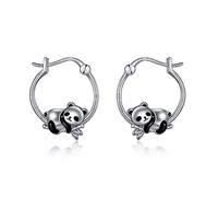 YAFEINI Cute Animal Earrings Sterling Silver Elephant/Sloth/Panda/Llama Alpaca/Penguin/Red Panda Earrings Jewellery Gifts for Women Girls