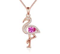 YAFEINI Snake/Dragonfly/Dog/Cat/Spider/Phoenix/Mermaid/Starfish/Flamingo Necklace Sterling Silver Animal Pendant Animal Jewellry Birthday Gifts for Women