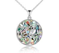 YAFEINI Sterling Silver Owl Necklace Mother Daughter Owl Lover Bird Pendant Necklace Mother's Day Gifts for Women Grandmother Daughter Mom