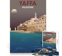 Yaffa Palestine Design Art 1000 Piece Jigsaw Puzzle for Teenagers Clear Thinking Leisure Activity Firm Interlock (38x26cm)