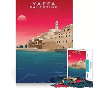 Yaffa Palestine Design Art 1000-piece Puzzle for Teenagers Focus Memory Game Professional Grade Cutting Relaxing Indoor Group Activity (50x75cm)