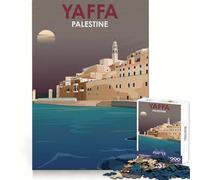 Yaffa Palestine Design Art Hard Jigsaw Puzzle for Adults 1000 Pieces Memory Enhance Time Well Spent Neat Edges (38x52cm)