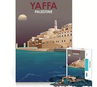 Yaffa Palestine Design Art Jigsaw Puzzle1000 Pieces Brain Boosting Play Zero Gap Cozy Indoor Entertainment for All (50x75cm)