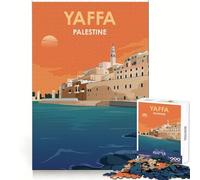 YAFFA PALESTINE DESIGN Jigsaw 1000 Pieces for Adults Cognitive Recall Peaceful Escape Sharp Cut Seasonal Gift (38x52cm)