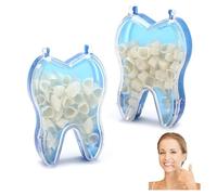 YAFIYGI 100 PCS Temporary Crowns for Teeth Dental Crown Kit with Molar Caps Tooth Veneers Snap On Tooth Covers for Adults Repair Broken Teeth Cap Kit for Anterior Posterior Use