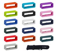 YAFIYGI 16 Packs Smart Watch Band Holder Loop Silicone Keeper Clips Secure Lock Locks for Watch Straps Rubber Safety Holders Replacement Bands Keepers Fastener Loops for Smartwatches 20mm/0.79 Inch