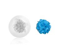 YAFIYGI Flower Candle Molds Silicone Decorative Soap Mold for Baking Hydrangea Silicon Mold Candy Fondant Cake Decorating Tools Resin Clay Pastry Mould